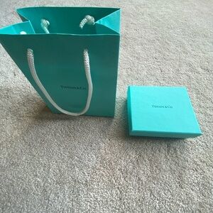 Tiffany & Co. Blue Gift Bag and Box Set